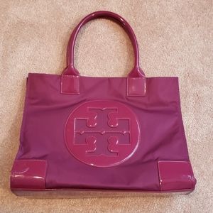 Tory Burch Ella Nylon bag, maroon/purple